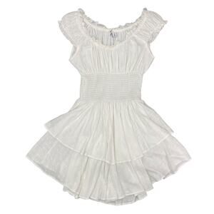 Princess Polly Size 4 Love Galore ROMPER White Beach Y2K